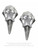 Alchemy Gothic - Rabeschadel Stud Earrings