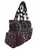 Banned Handcuff Handbag: Black / Red Striped Banned Handcuff Handbag: Black / Red Striped