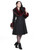 Hell Bunny Rock Noir Coat: Red - 4XL