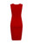 Hell Bunny Miley Pencil Dress: Red - 2XL