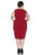 Hell Bunny Miley Pencil Dress: Red - 2XL