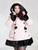 Hell Bunny Sarah Jane Coat: Pink - 4XL