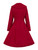 Hell Bunny Hermione Coat: Red - XL