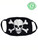 Kreepsville 666 Face Mask: Skull n' Crossbones