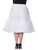 Banned Lifeforms 26" Petticoat, Plus Size: White - 3XL