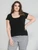 Hell Bunny Celine Top: Black - Large and XL