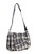 Banned Tartan Shoulder Bag: White
