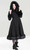 Hell Bunny Elvira Coat: Black
