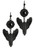 Restyle Gothic Angel Earrings: Black Restyle Gothic Angel Earrings: Black