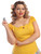 Collectif Lorena Top: Yellow - 3XL and 4XL