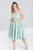 Hell Bunny Birdcage Dress: Mint - XS, Small, Medium and 6XL Hell Bunny Birdcage Dress: Mint - XS, Small, Medium and 6XL