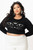 Coven United Black Cat Crop Top - XS to 3XL Coven United Black Cat Crop Top - XS to 3XL