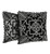 Restyle Cushion Cover: Blair Black Restyle Cushion Cover: Blair Black
