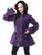 Poizen Industries Alison Coat: Purple - Small to XL