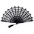 Kreepsville 666 Spiderweb Lace Hand Fan