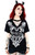 Restyle V-Neck Choker Top: Witchcraft - XS Restyle V-Neck Choker Top: Witchcraft - XS