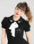 Hell Bunny Belle Blouse with Detachable Bow - Small, 2XL, 3XL and 4XL Hell Bunny Belle Blouse with Detachable Bow - Small, 2XL, 3XL and 4XL