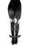 Restyle Vesper Embroidered Velvet Mesh Leggings Restyle Vesper Embroidered Velvet Mesh Leggings