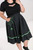 Hell Bunny Miss Muffet 50's Skirt: Black / Toxic Green - Small, XL and 2XL Hell Bunny Miss Muffet 50's Skirt: Black / Toxic Green - Small, XL and 2XL
