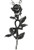 Restyle Ankh Rose Pendant: Silver Restyle Ankh Rose Pendant: Silver