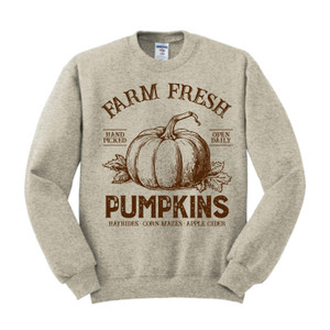 Farm Fresh Pumpkins Crewneck