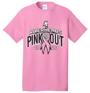 Riverheads Volleyball Pinkout Shirt 2026
