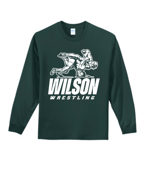 Wilson Wrestling Green Long Sleeve