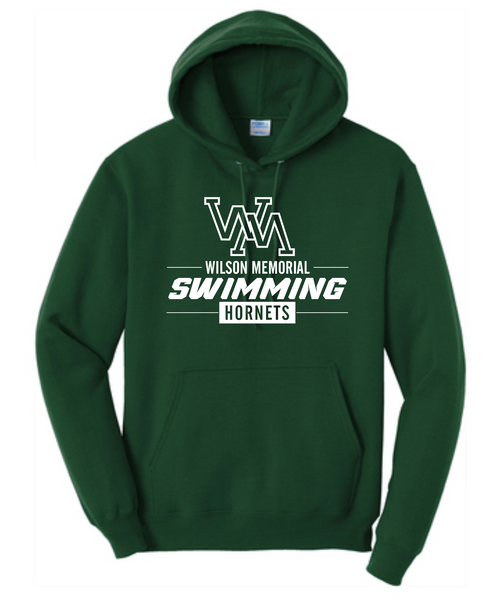 Wilson Swimming Green Hoodie
