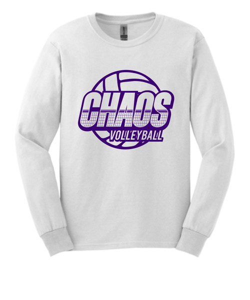 Chaos White Long Sleeve