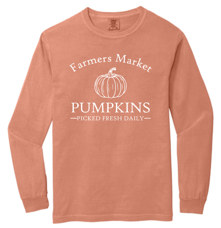 Farmers Market Design Long Sleeve Comfort Colors