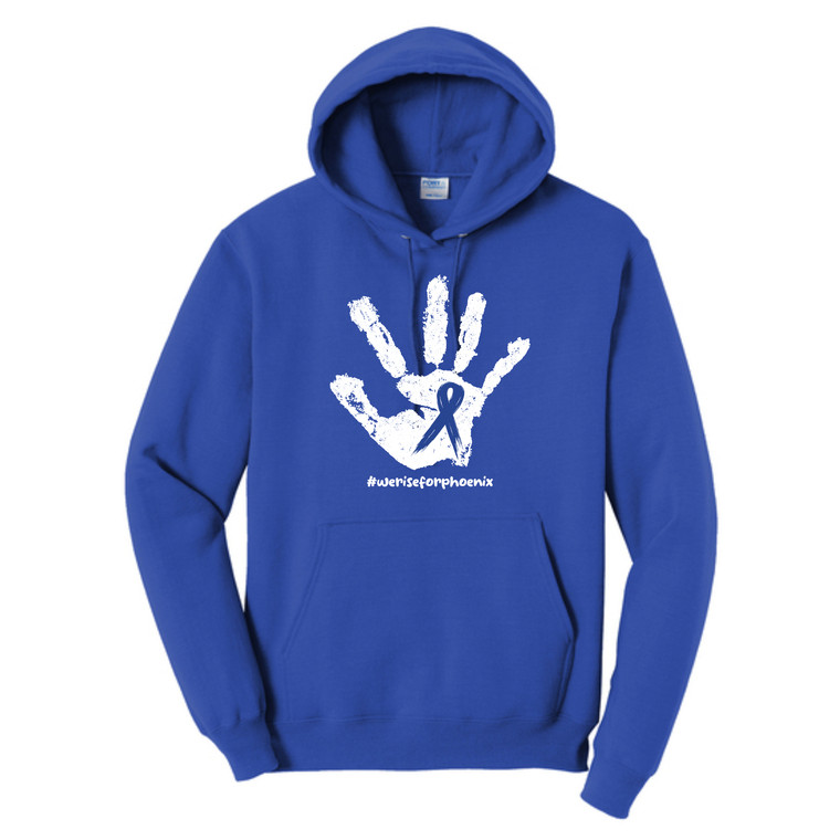 We Rise For Phoenix - Hand Print Hoodie