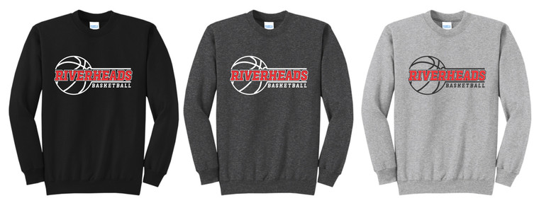 Riverheads Womens Basketball Ball Crewneck