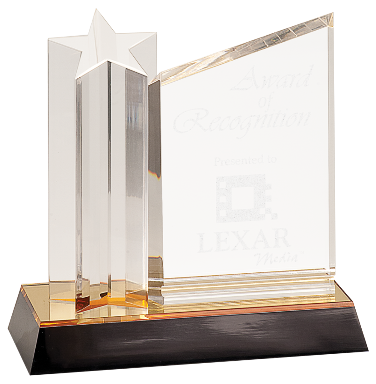 Clear Rectangle Award Plaques