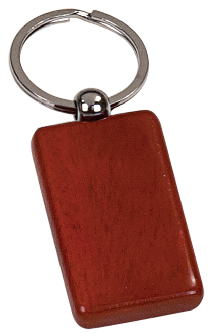 Wooden Rectangle Keychain - JGFT501R