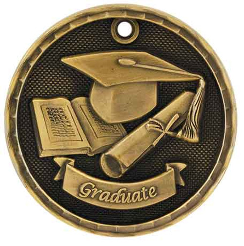 Graduate 3D Medal