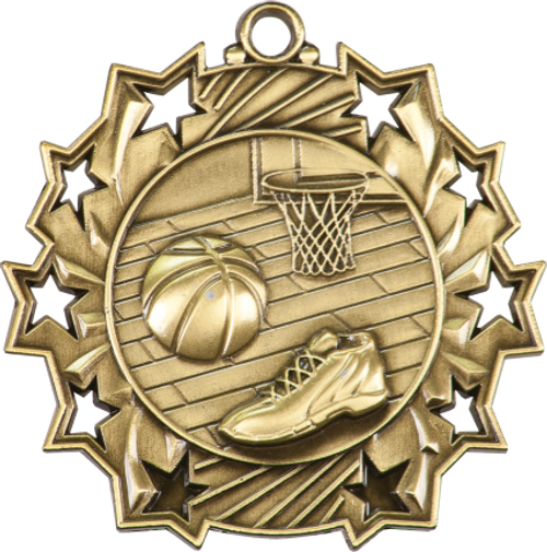 Basketball Ten Star Medal