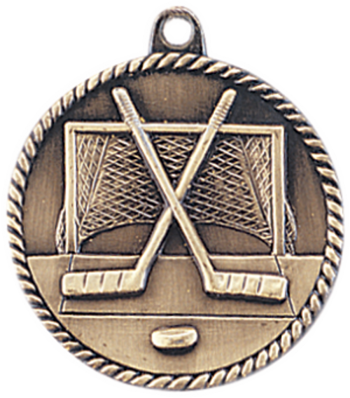 Hockey High Relief Medal