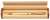 Maple Single Pen & Pencil Case with Rosewood Finish Trim
