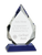 Diamond Crystal on Blue Pedestal Base - JCRY505S
