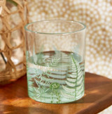 Fern Double Old Fashion Glass