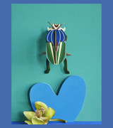DIY Wall Art Set: Scarab Beetle