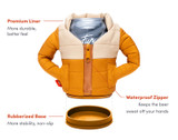 Can Cooler: Puffy Jacket