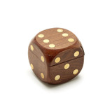 Wooden Box of Dice