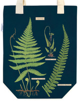 Ferns Cotton Tote Bag with Long Handles