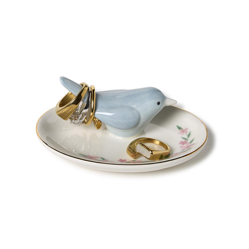 Ceramic Bird Ring Holder