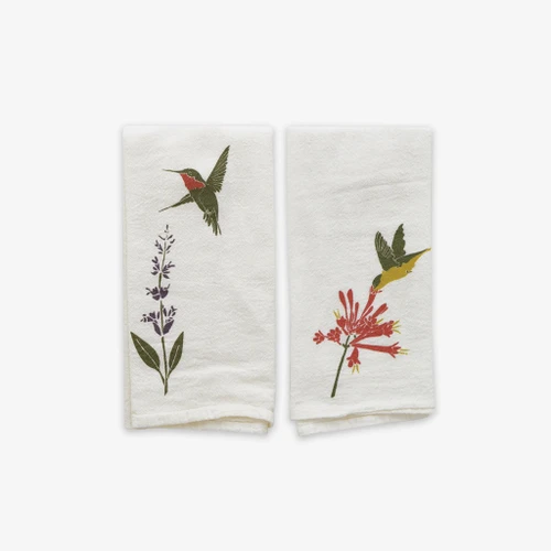 Hummingbirds Flour Sack Napkin Set