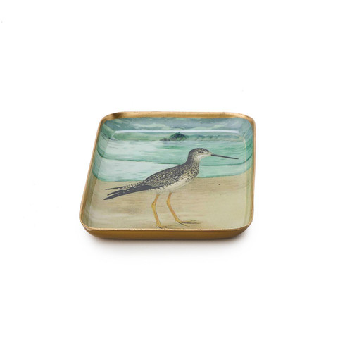 Vintage Bird Metal Tray