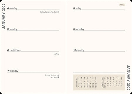 Compact Engagement 2027 Calendar: Cottage Garden