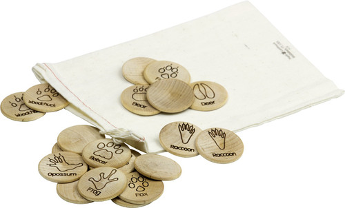 Animal Tracks Wooden Memory Set