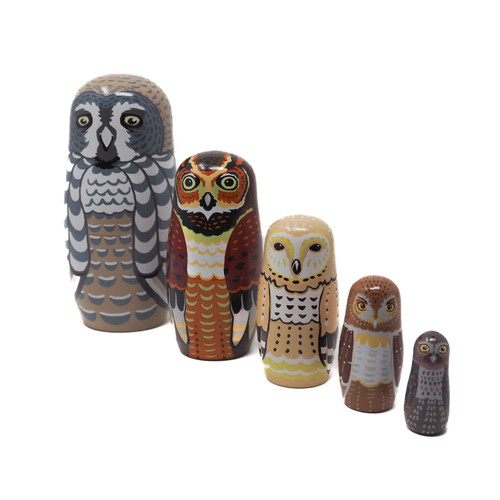 Owl Nesting Doll Set